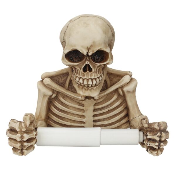 Skull Toilet Paper Holder - Image 4