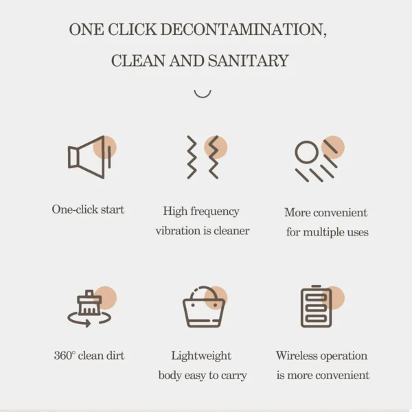 Smart Ultrasonic Deep Cleaner For Accessories - Image 5