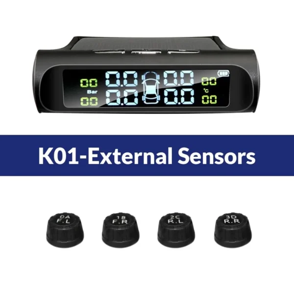 Solar Power Car Tire Pressure Monitoring Tool - Image 5