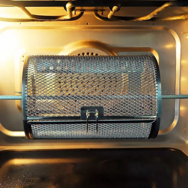 Stainless Steel Rotating Grill - Image 3
