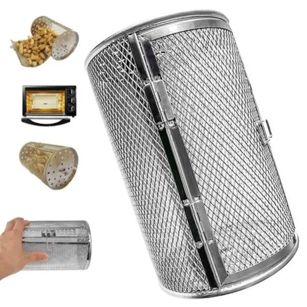 Stainless Steel Rotating Grill - Image 5