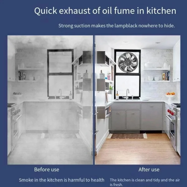 Super SuctionMultifunctional Powerful Mute Exhaust Fan - Image 4