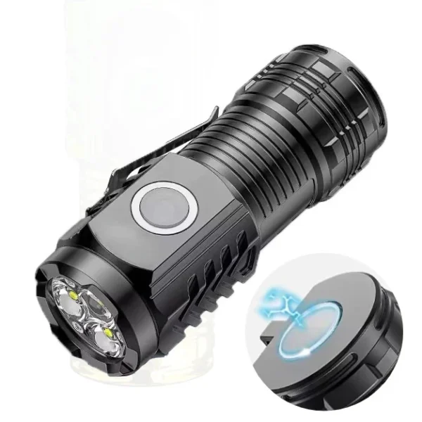 Three-eyed Monster Mini Flash Super Power Flashlight - Image 5