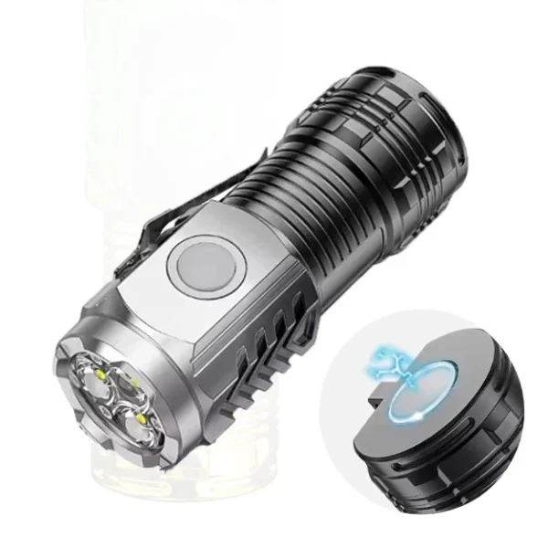 Three-eyed Monster Mini Flash Super Power Flashlight - Image 6