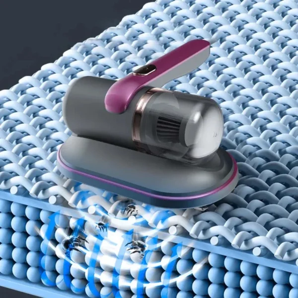 Handheld Strong Suction Rechargeable UV Vacuum Cleaner - Image 5