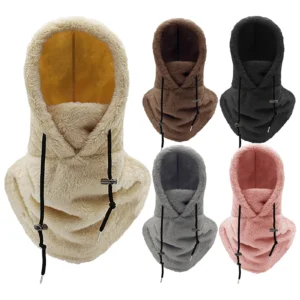Winter Outdoor Sherp Hooded Sports Windproof Mask