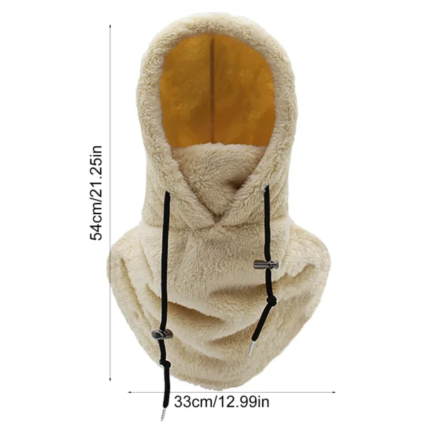 Winter Outdoor Sherp Hooded Sports Windproof Mask - Image 6