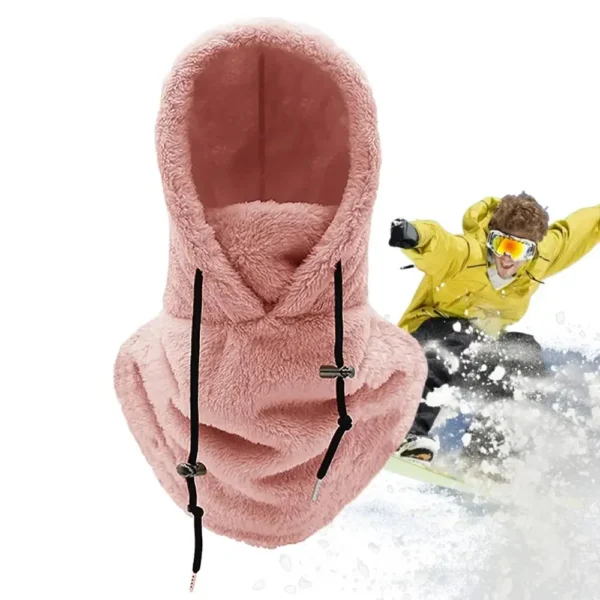 Winter Outdoor Sherp Hooded Sports Windproof Mask - Image 8
