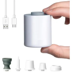 Ultra-Mini USB Air Pump – Fast Inflate & Deflate, USB Rechargeable
