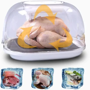 2 in 1 Defrosting Box with HDF Aluminum Thawing Plate