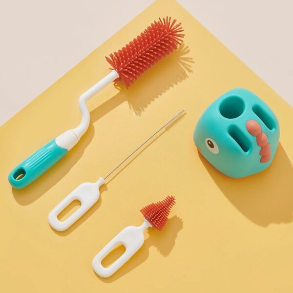 3-Piece Silicone Bottle Brush Set - Image 4