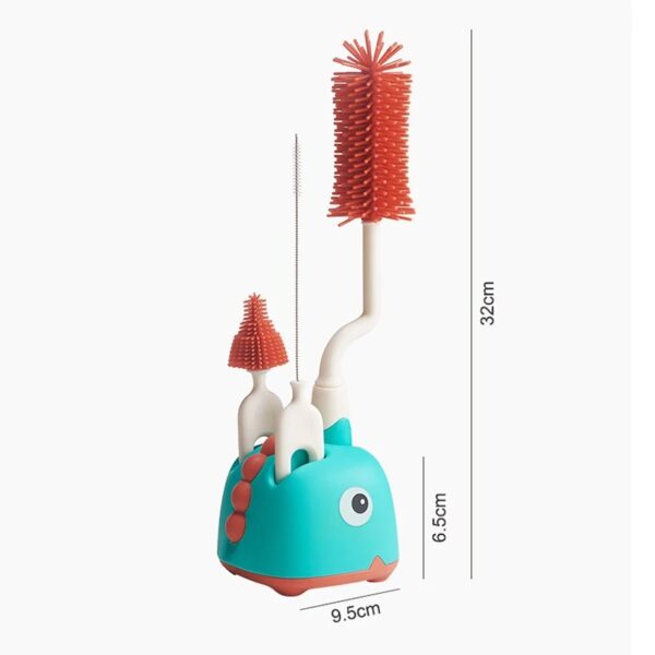 3-Piece Silicone Bottle Brush Set - Image 5