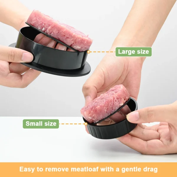 3-in-1 Burger Extrusion Molding Machine Meat Press Tool - Image 2