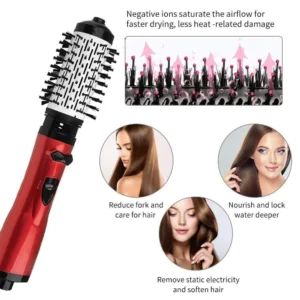 3-in-1 Hot Air Styler and Rotating Hair Dryer