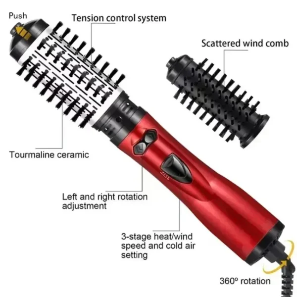 3-in-1 Hot Air Styler and Rotating Hair Dryer - Image 3