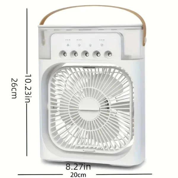 3 in 1 Ice Mist Portable Air Cooler - Image 3