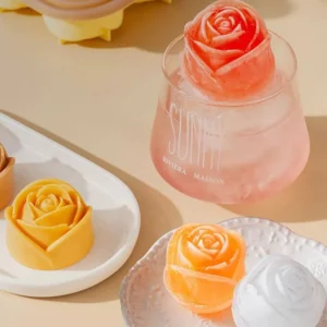 3D Rose Shaped Ice Mold