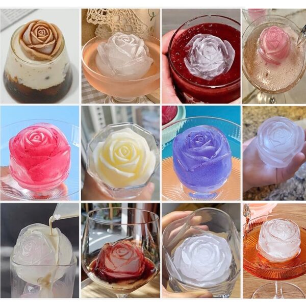 3D Rose Shaped Ice Mold - Image 5