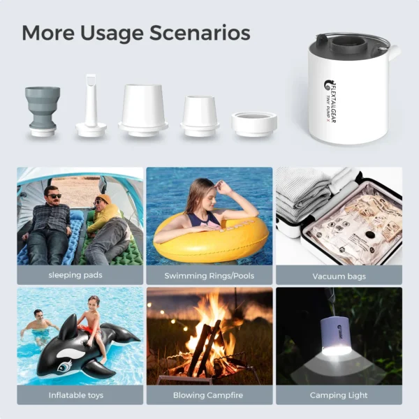 Ultra-Mini USB Air Pump – Fast Inflate & Deflate, USB Rechargeable - Image 4