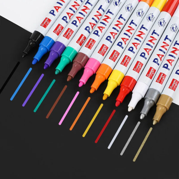 Permanent Waterproof Tire Paint Marker Pen - Image 4