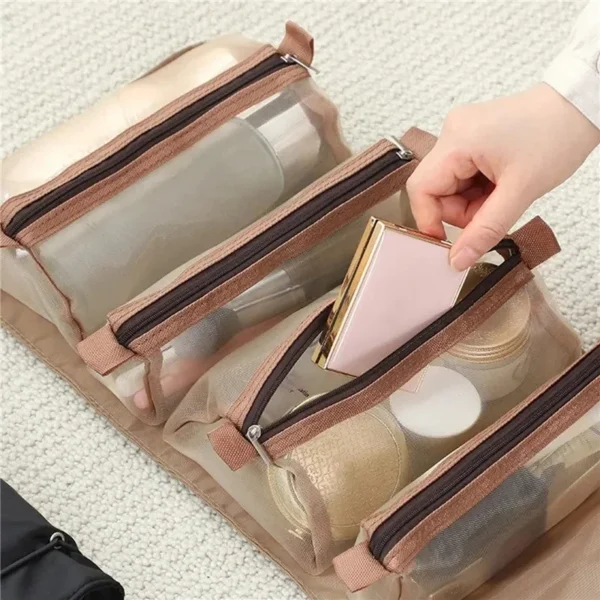 4Pcs in 1 Portable Cosmetic Travel Bag - Image 3