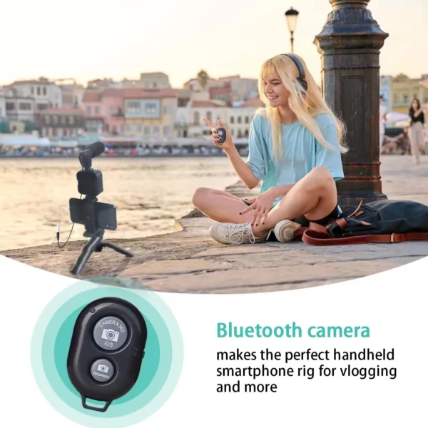 5 in 1 Vlogging Kit with Fill Light Microphone Tripod - Image 6