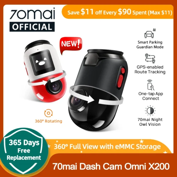 70Mai Omni 360° Rotation Dashcam