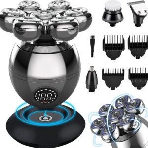 7D Floating Electric Head Shaver