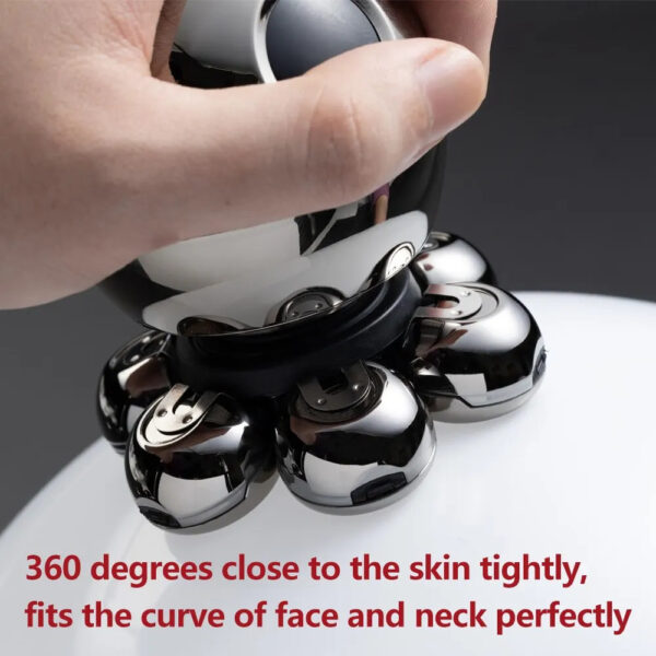 7D Floating Electric Head Shaver - Image 2