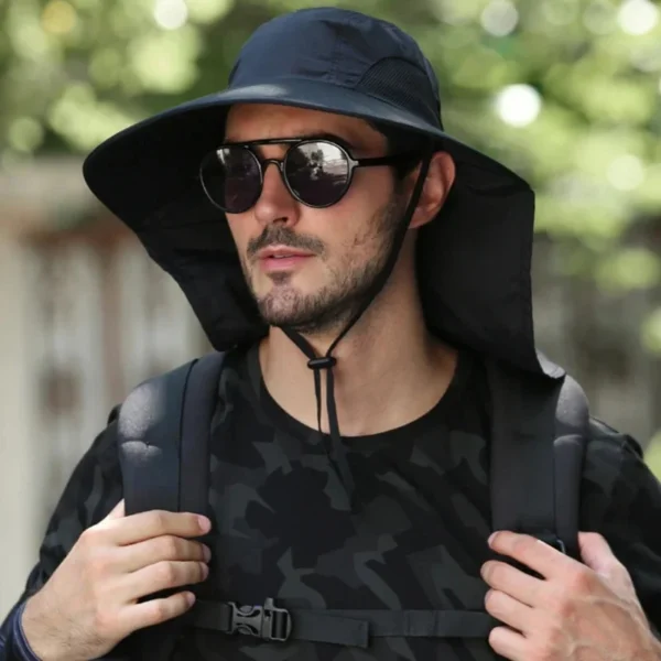 All-Round Protective Outdoor Fisherman Hat - Image 2