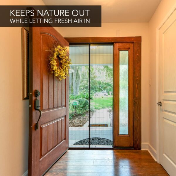 Anti Mosquito Magnetic Self Closing Mesh Screen Door - Image 4