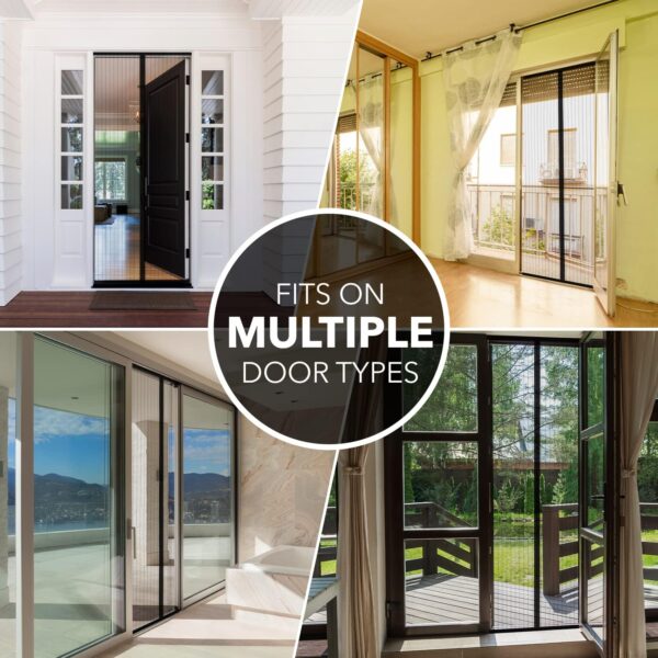 Anti Mosquito Magnetic Self Closing Mesh Screen Door - Image 7