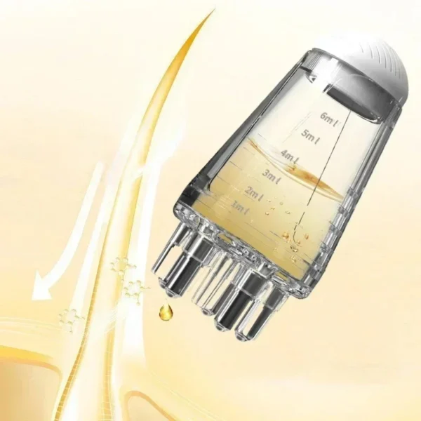 Hexagon Head Oil Applicator Comb Ball Massage Relaxation - Image 3