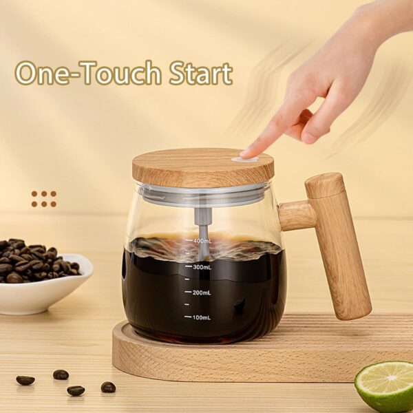 Automatic Portable Electric Magnetic Stirring Mug - Image 5