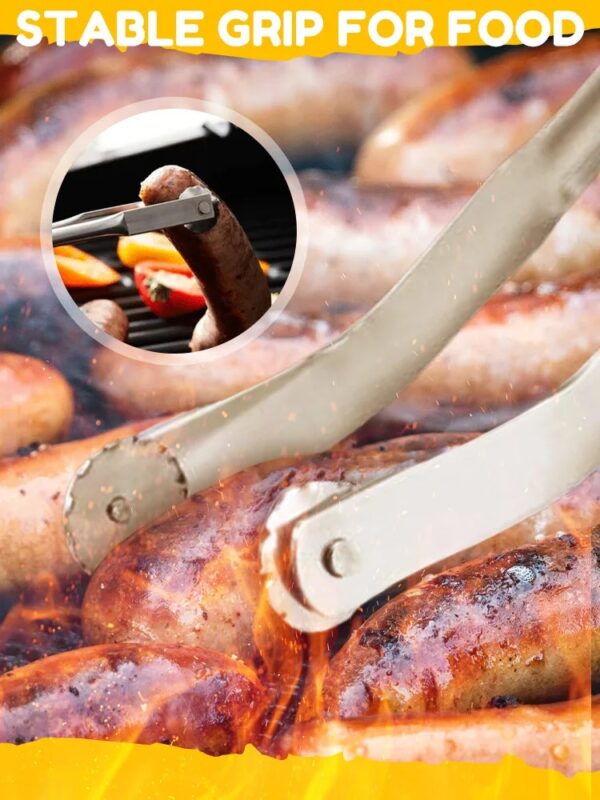 BBQ Sausage Turning Tongs - Image 2
