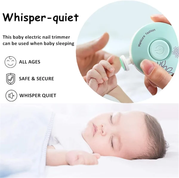Baby Electric Nail Trimmer Polisher - Image 3