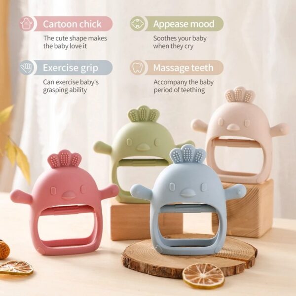 Baby Teether Chick Gloves - Image 5