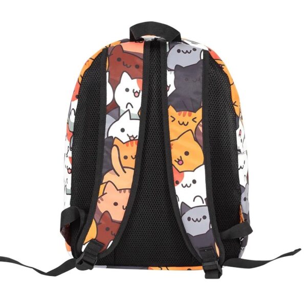 Cartoon Cat Backpack - Image 2