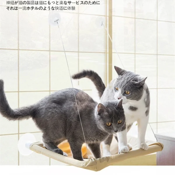 Cat Window Mounted Perch Hammock - Image 4