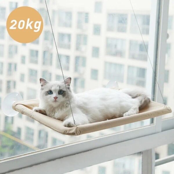 Cat Window Mounted Perch Hammock - Image 5