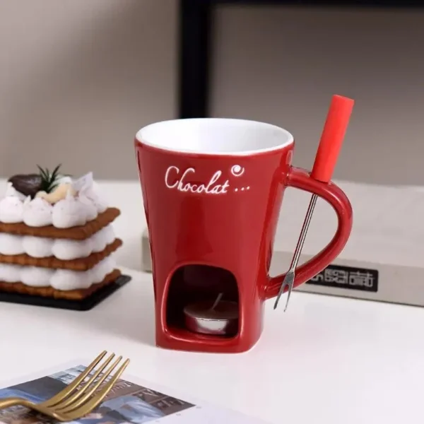 Ceramic Chocolate Fondue Mug - Image 3