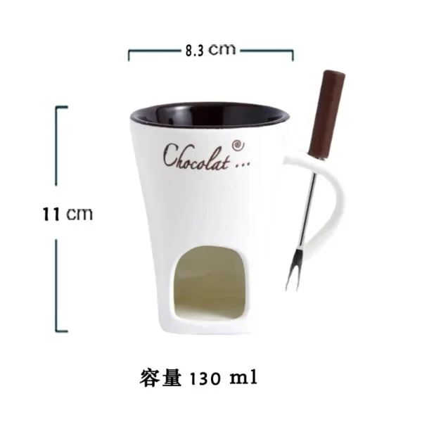 Ceramic Chocolate Fondue Mug - Image 2