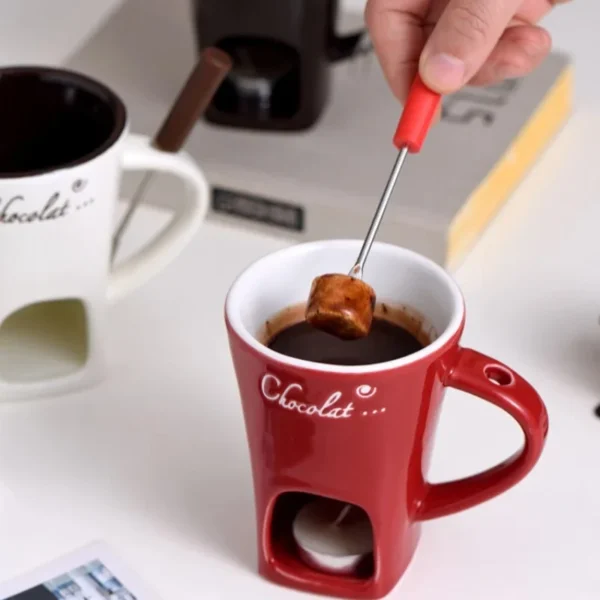 Ceramic Chocolate Fondue Mug - Image 9