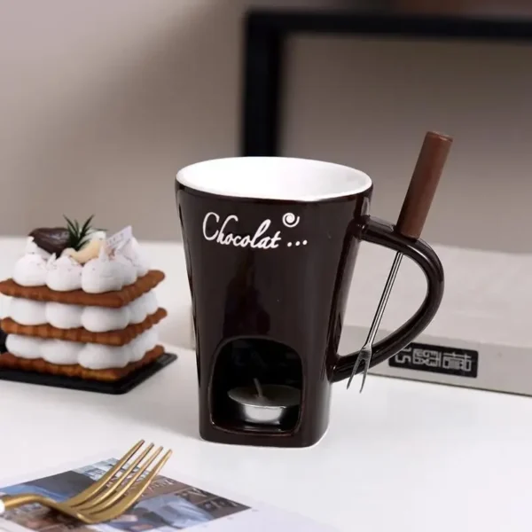 Ceramic Chocolate Fondue Mug - Image 8