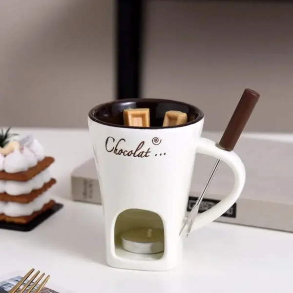 Ceramic Chocolate Fondue Mug - Image 5