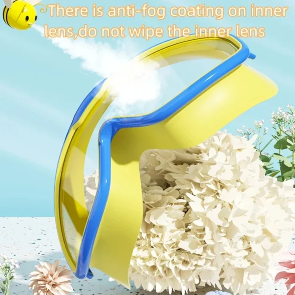 Children's Large Frame Waterproof And Anti-fog Swimming Goggles - Image 6