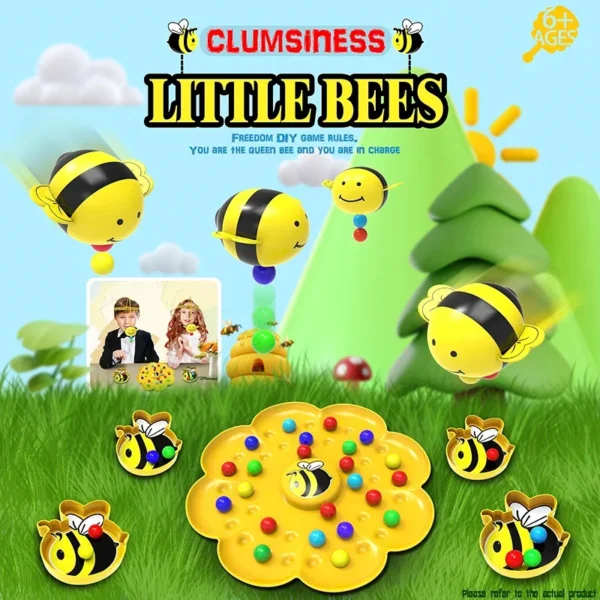 Clumsiness Little Bees - Bees Eating Pollen Puzzle Board Game - Image 2
