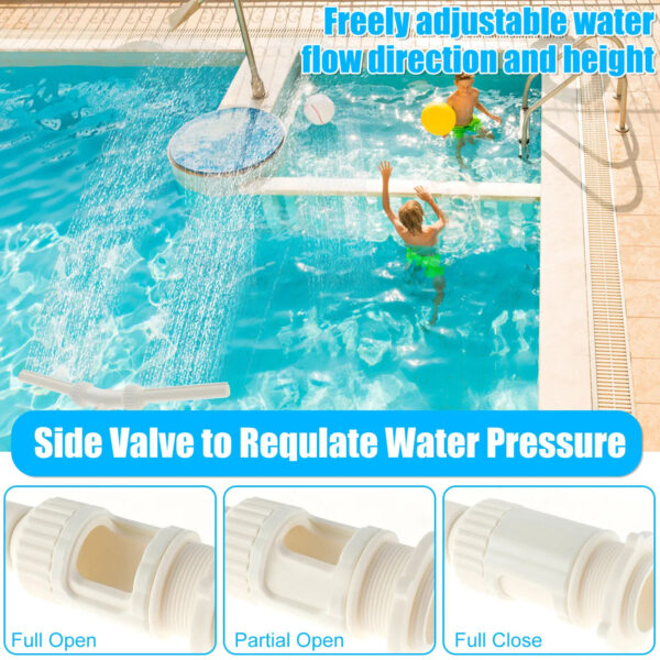 Dual Spray Swimming Pool Water Fountain - Image 5