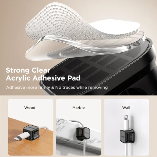 Easy Magnetic Clips Cables Organizer - Image 3