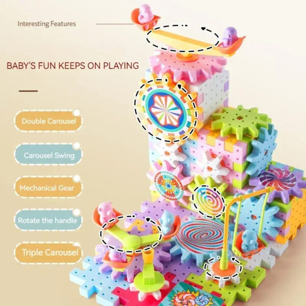 Educational STEM Electric Gears Blocks Toy - Image 3